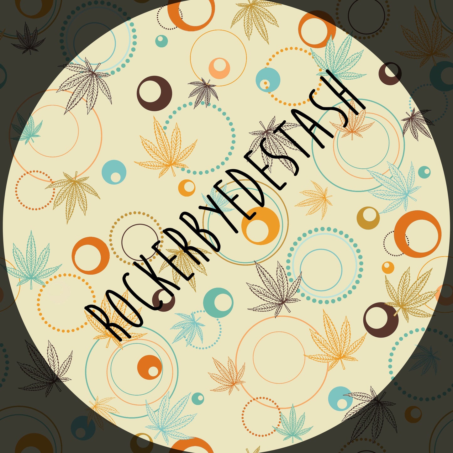 Minky Fabric - Retail - Round GG - Retro Flash Round