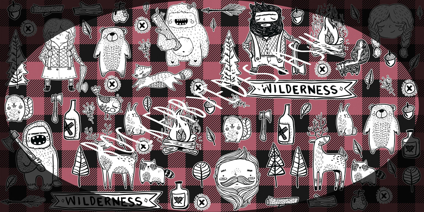 Minky - Round OO - Skulls & Shrooms, Magical Forest, New Wilderness & Hedgies - Fabric Retail