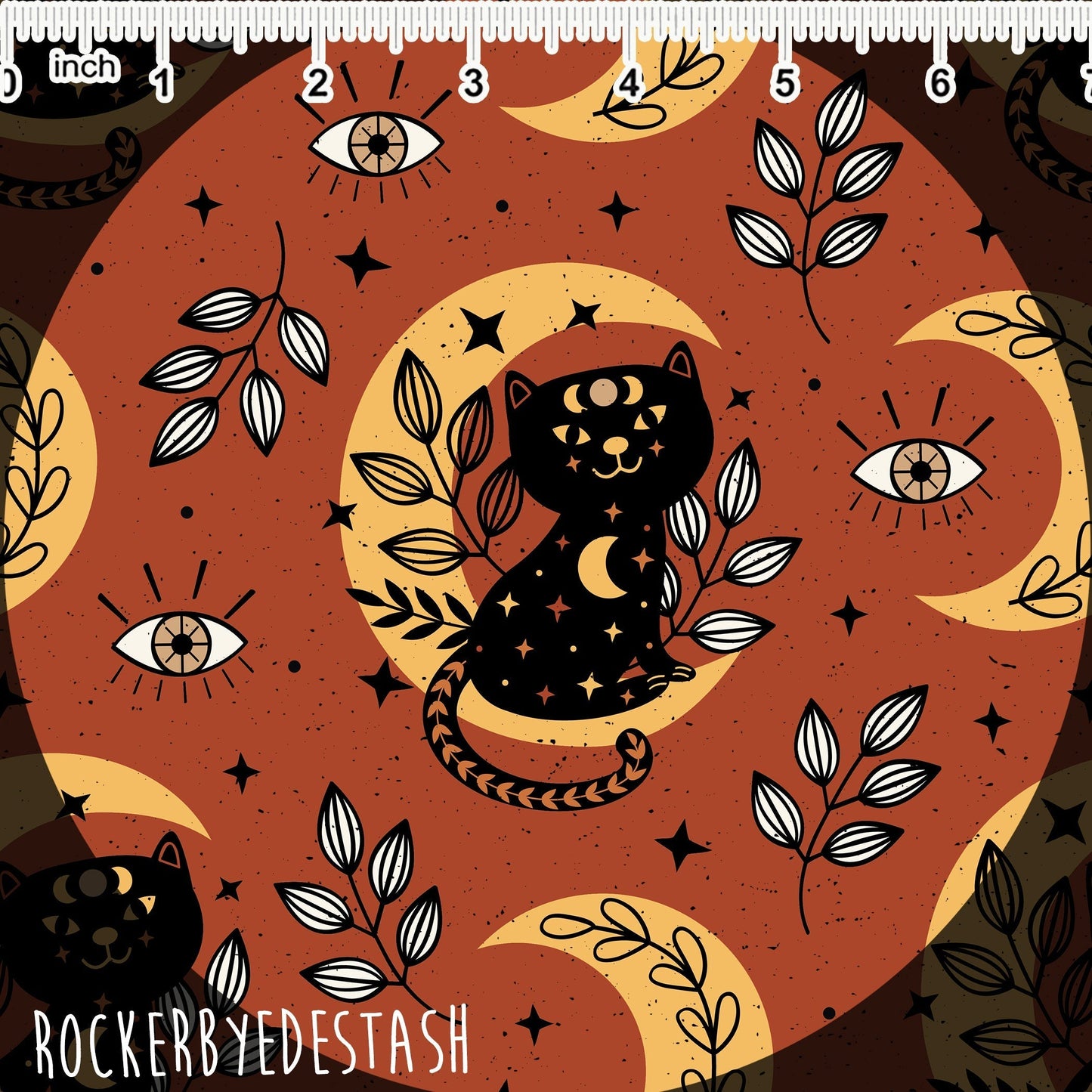Bamboo Lycra - Round SS Halloween Patriarchy Retail Fabric Round