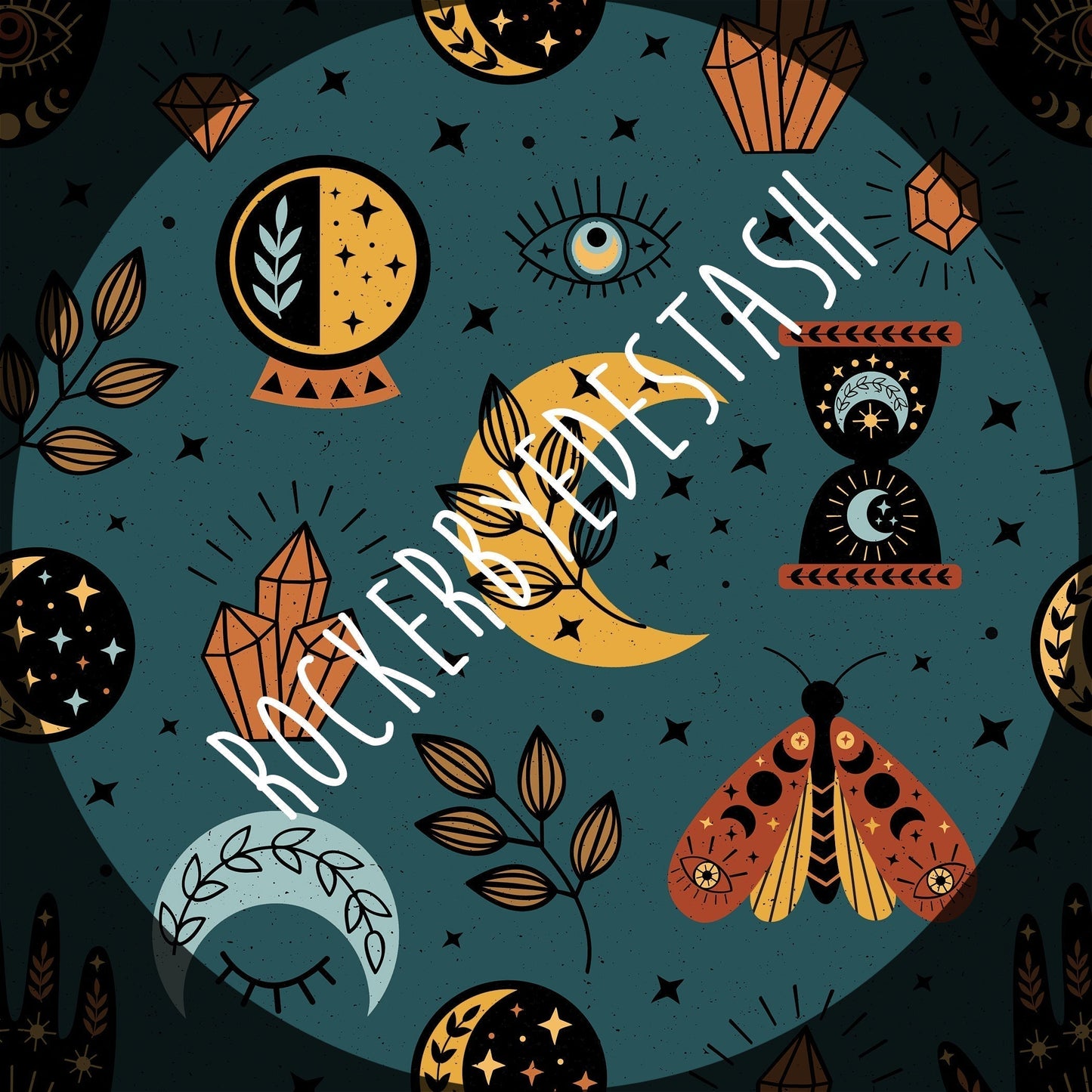 Poly Rib Knit - Round OO - Skulls & Shrooms, Magical Forest, New Wilderness & Hedgies - Fabric retail