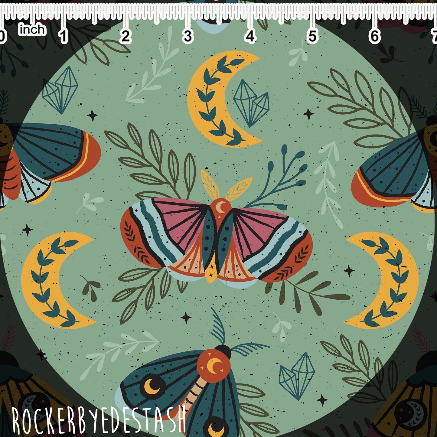 French Terry - Round SS Halloween Patriarchy Retail Fabric Round