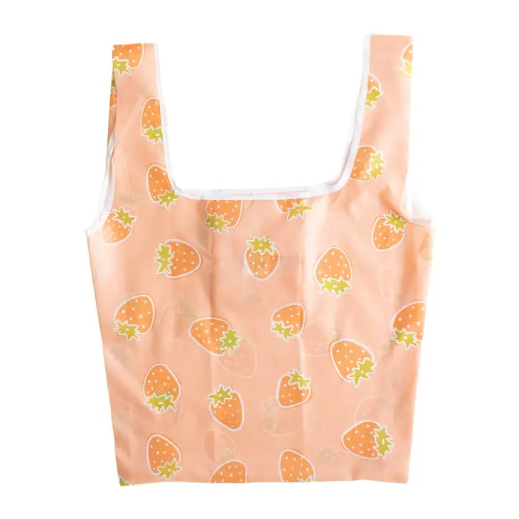 Strawberry Picking Reusable Bag by Elyse Breanne Design - grocery bags shopping