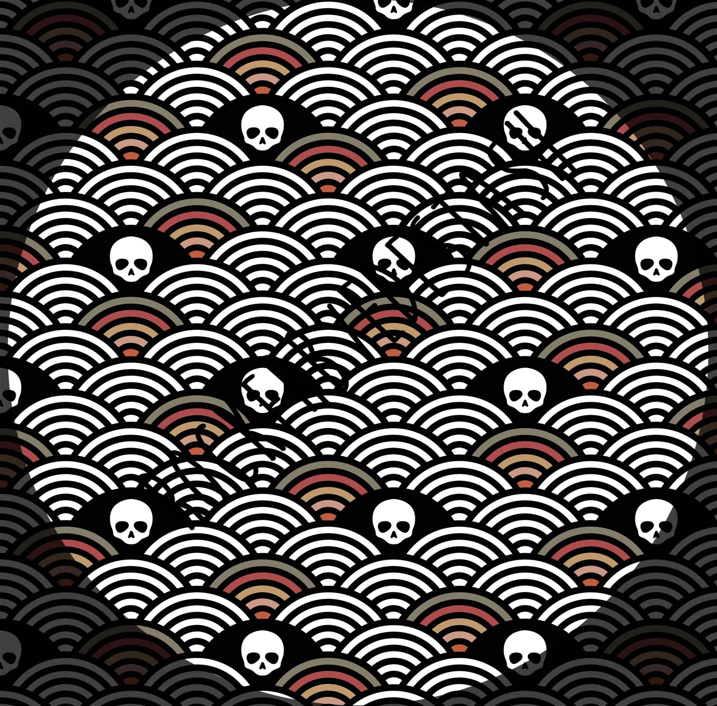 Cotton Lycra - Round FF - all main prints and FH sets are listed here - monstera skulls, powder rainbow, neutral skulls, hearts, rainbows and more! Retail