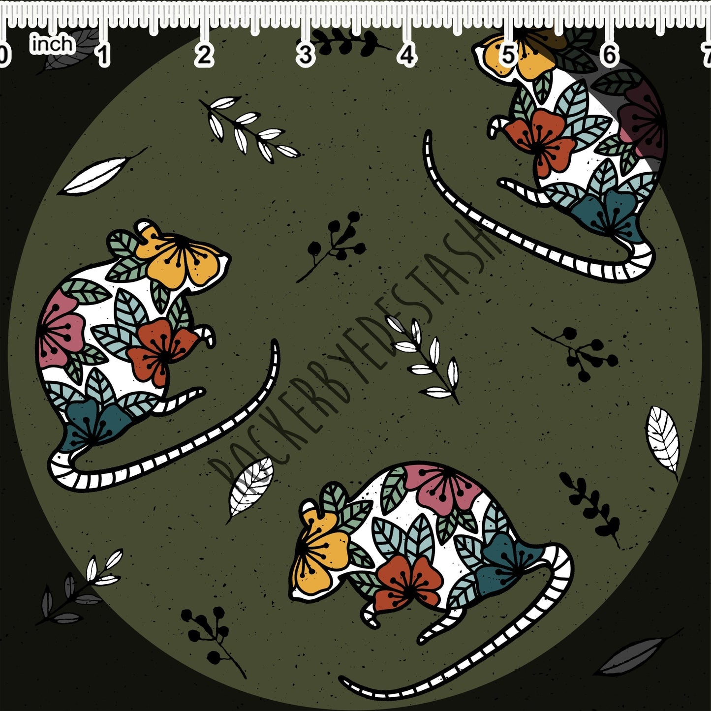 Bamboo Lycra - Round SS Halloween Patriarchy Retail Fabric Round