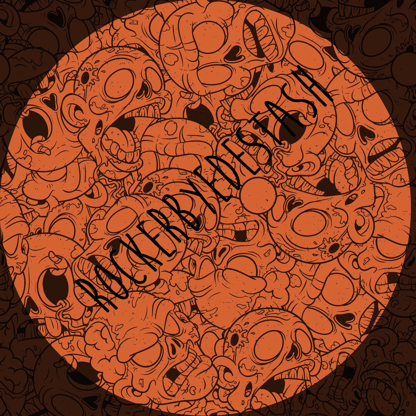 French Terry - Gritty Zombies and Solids - Retail Fabric
