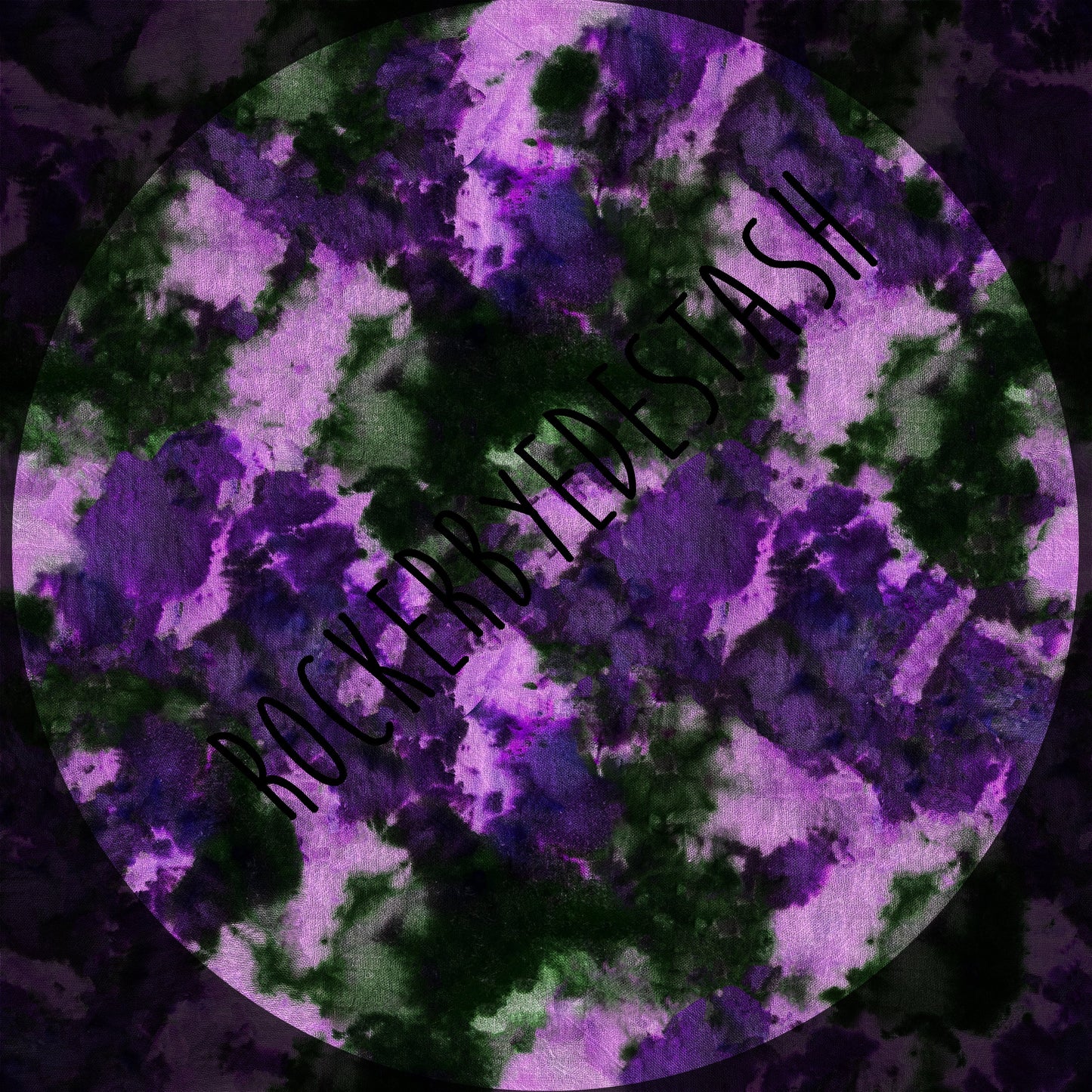 Bamboo Lycra - Ice Dye Prints - Fabric RETAIL Round WW by the yard