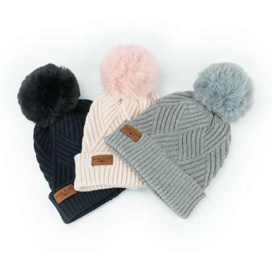 Britt's Knits Super Poof Pom Hat Assortment by DM Merchandising gift winter