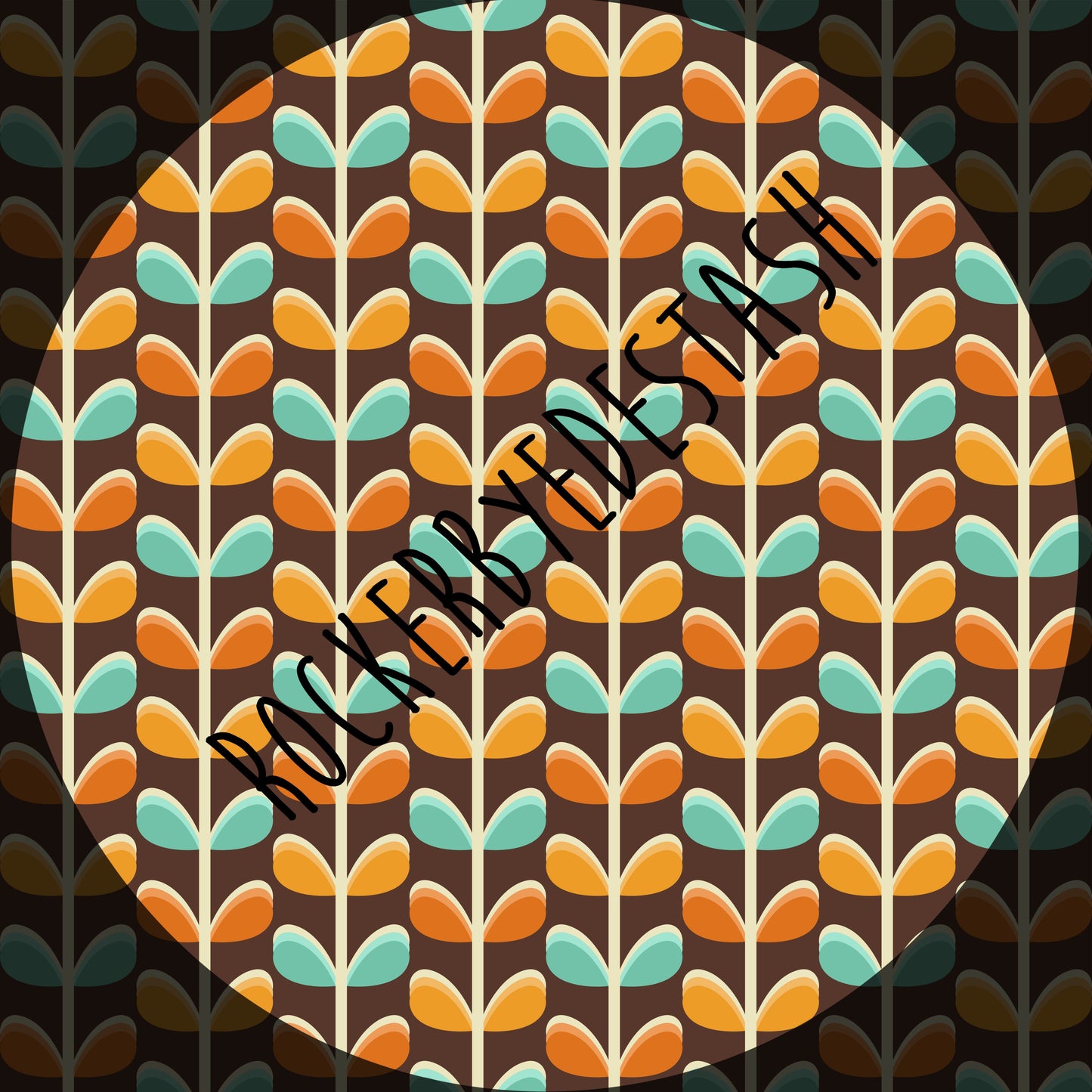 Minky Fabric - Retail - Round GG - Retro Flash Round