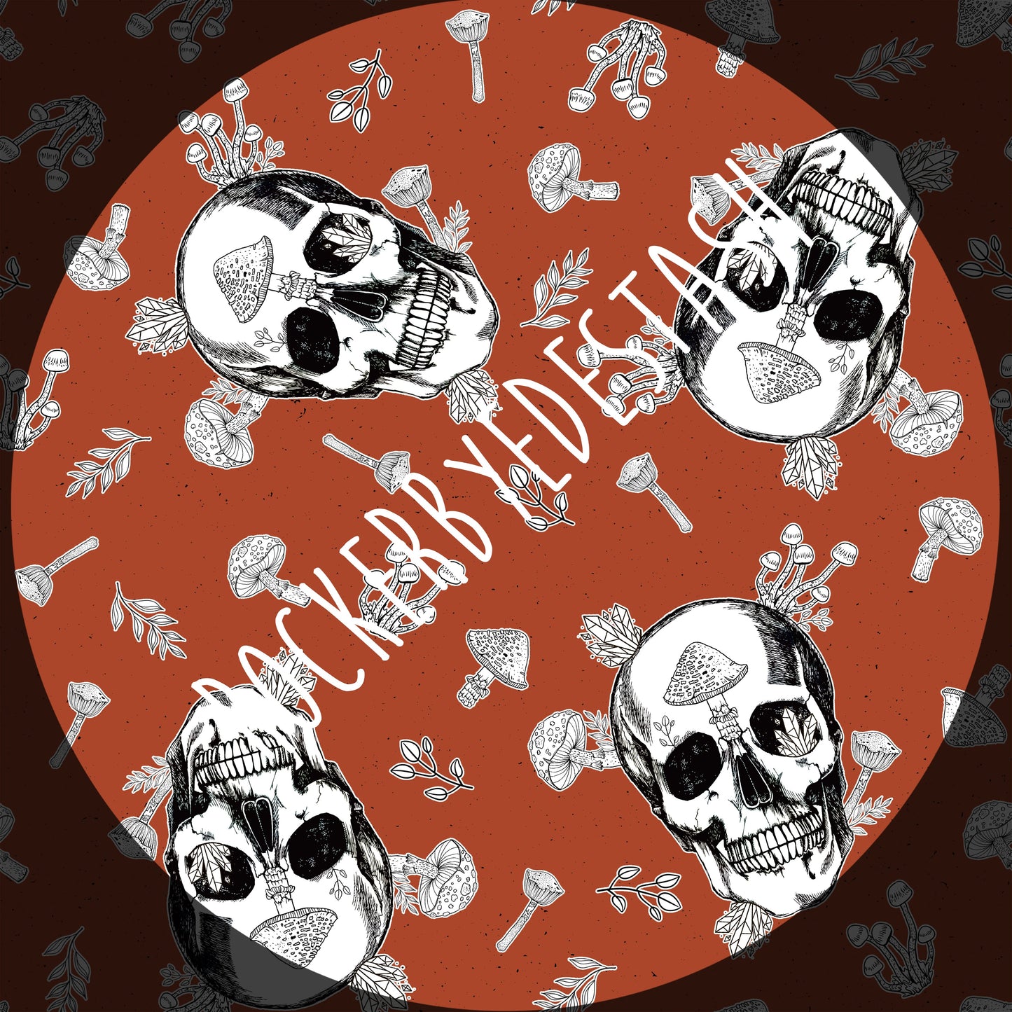 Athletic Sport Lycra - Round OO - Skulls & Shrooms, Magical Forest, New Wilderness & Hedgies - Fabric Retail