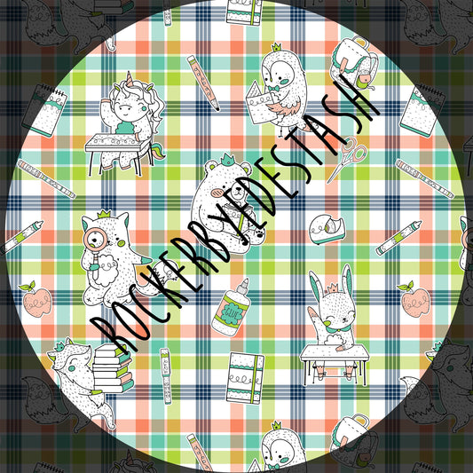 Cotton Lycra - Round DD -  Main Prints & Reruns - Retail Fabric - Birch Buddies, Farm, School Animals and more