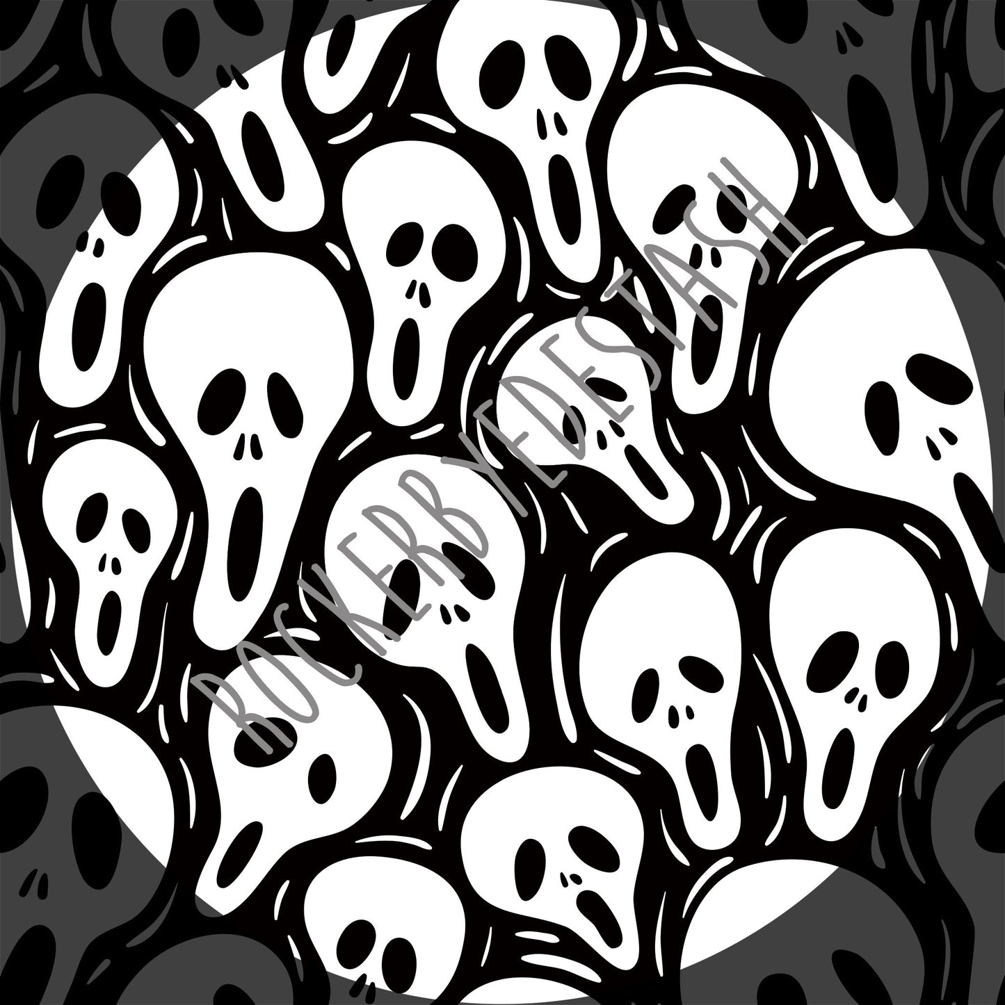 Cotton Lycra - Round JJ Retail - Halloween Prints - Zombies, Bats, and more