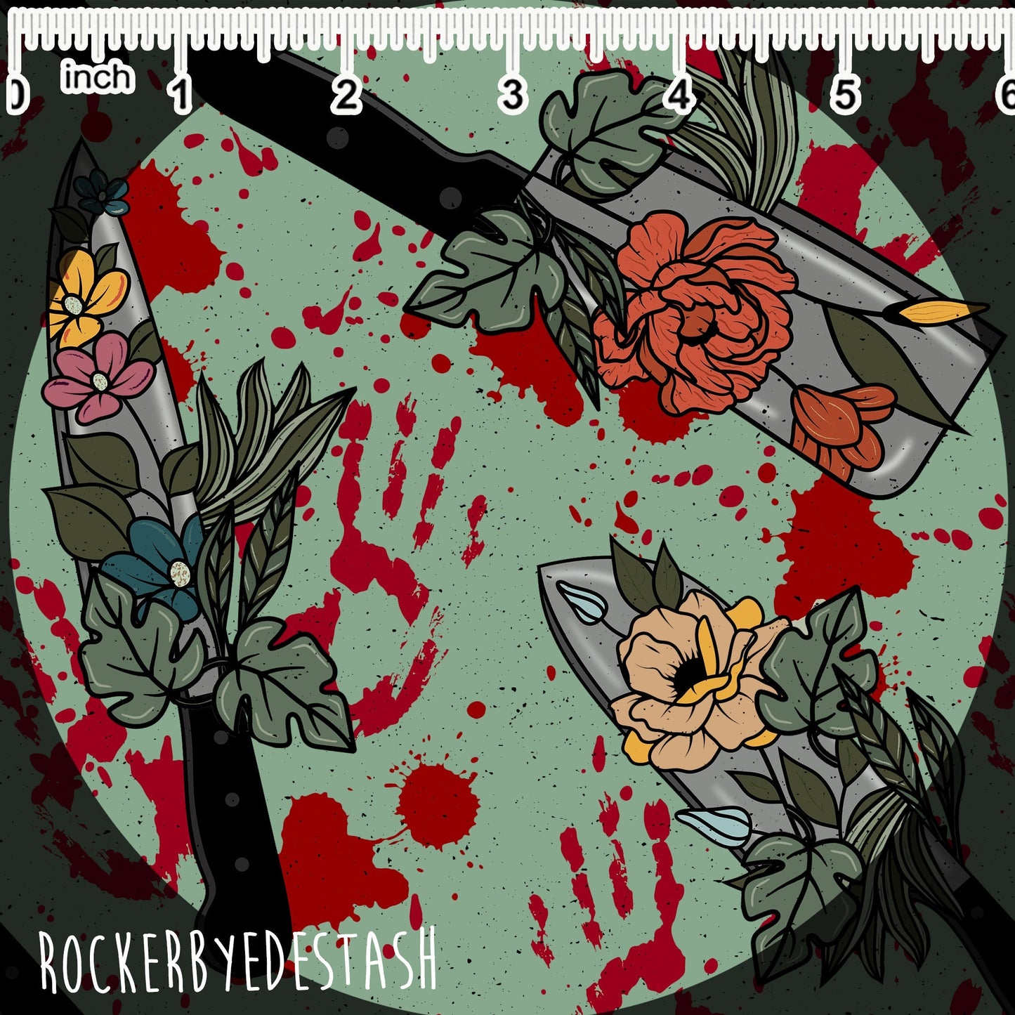 Minky - Round SS Halloween Patriarchy Retail Fabric Round