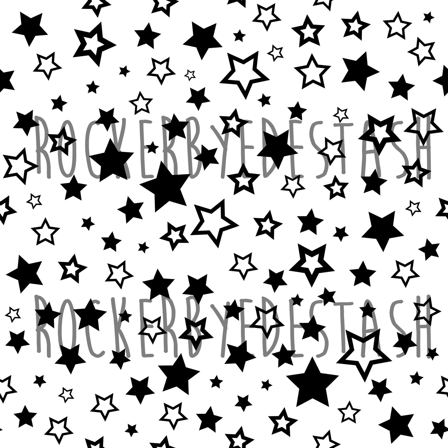 French Terry ACCENT prints - Retail -  1 yard per quantity Coordinate designs Black and white