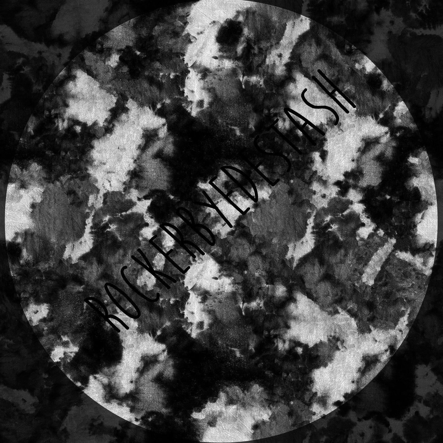 Bamboo Lycra - Ice Dye Prints - Fabric RETAIL Round WW by the yard