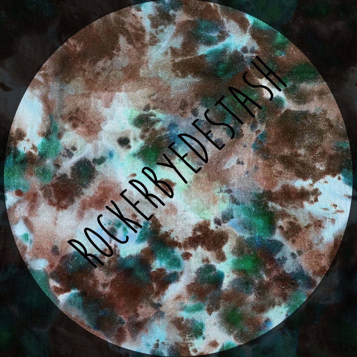 Bamboo Lycra - Ice Dye Prints - Fabric RETAIL Round WW by the yard