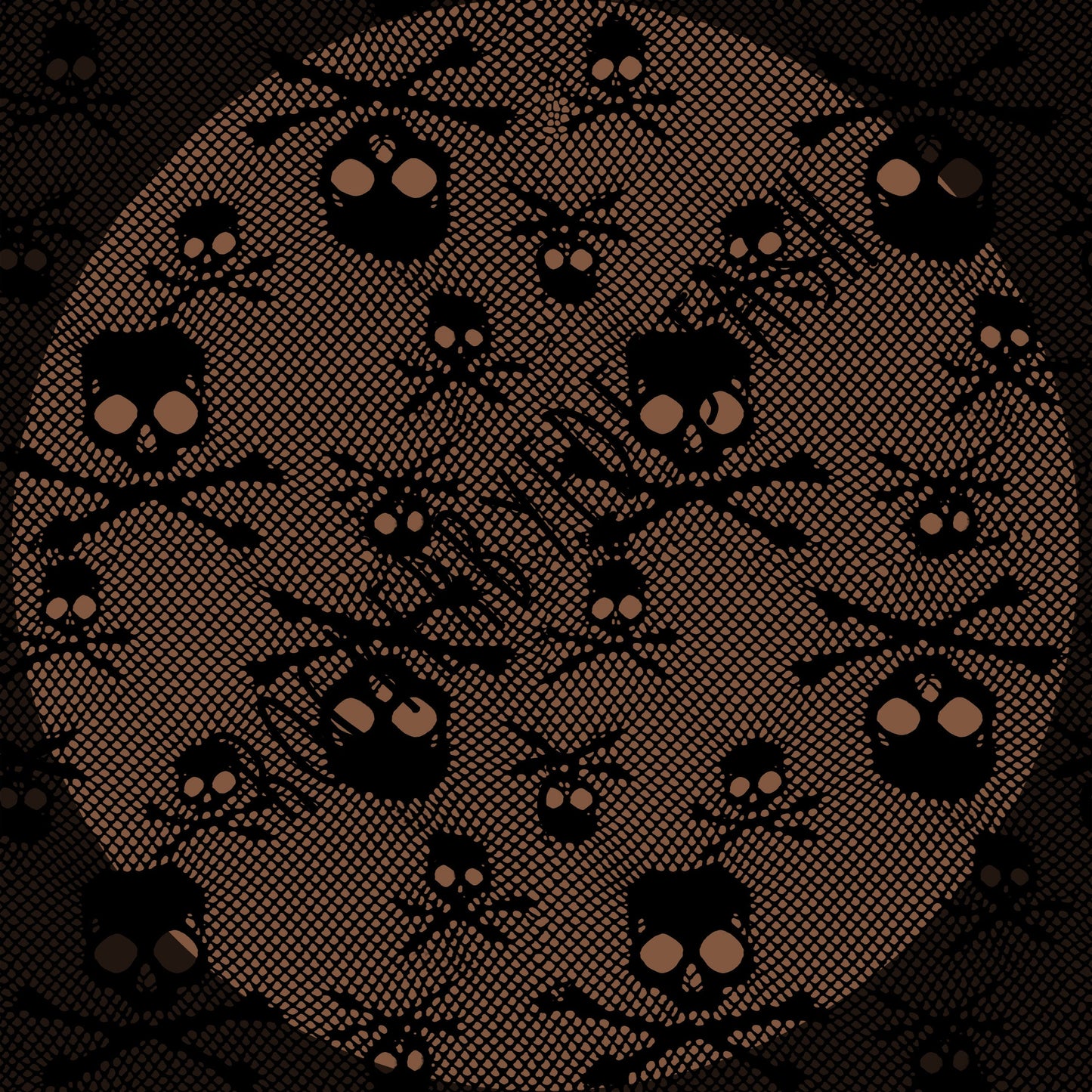 French Terry - Round XX Fishnet & Lace Retail - fabric yardage