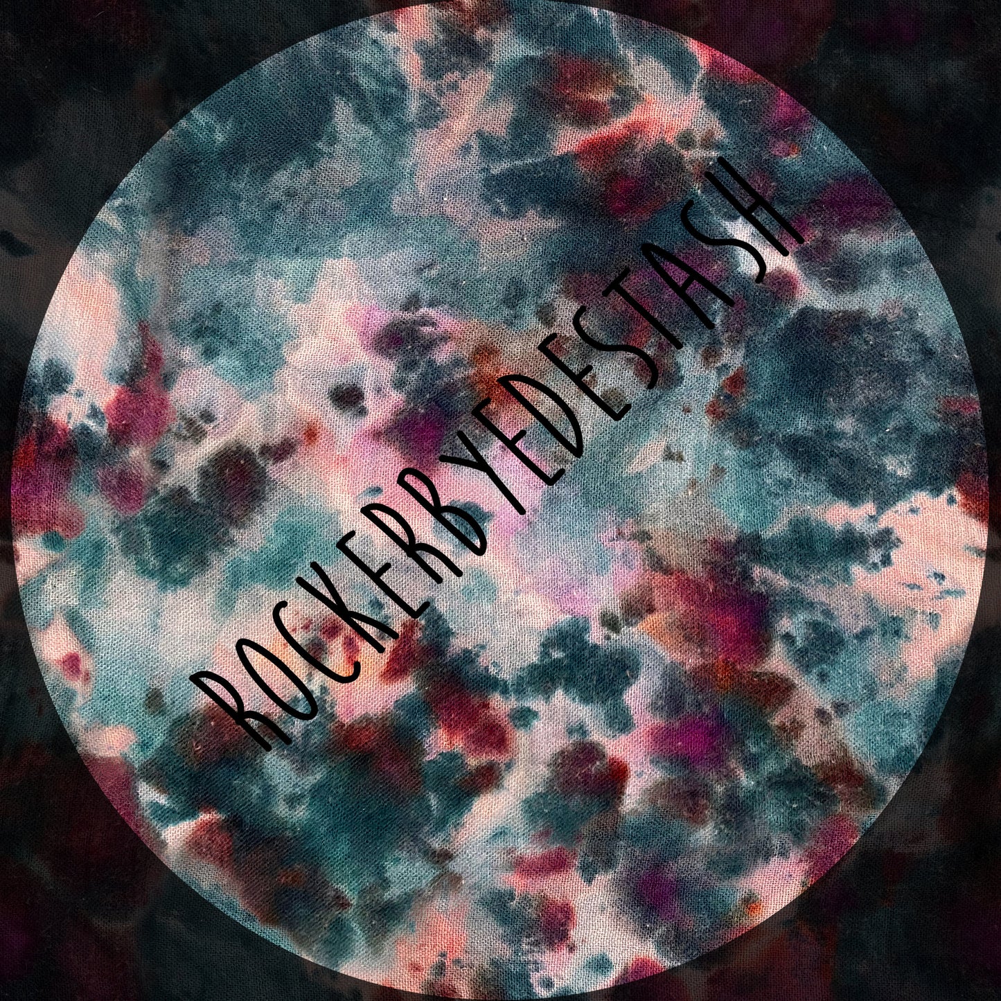 Bamboo Lycra - Ice Dye Prints - Fabric RETAIL Round WW by the yard