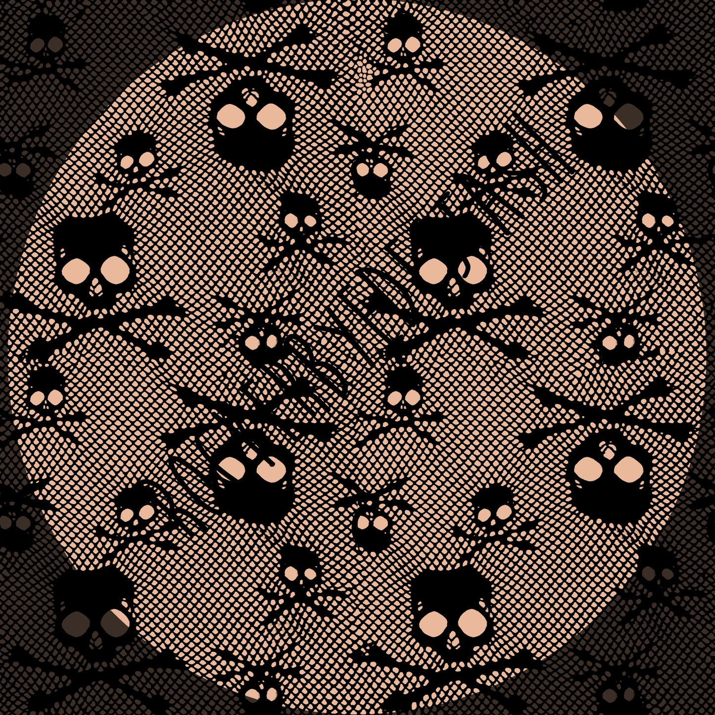 Squish - Round XX Fishnet & Lace Retail fabric yardage