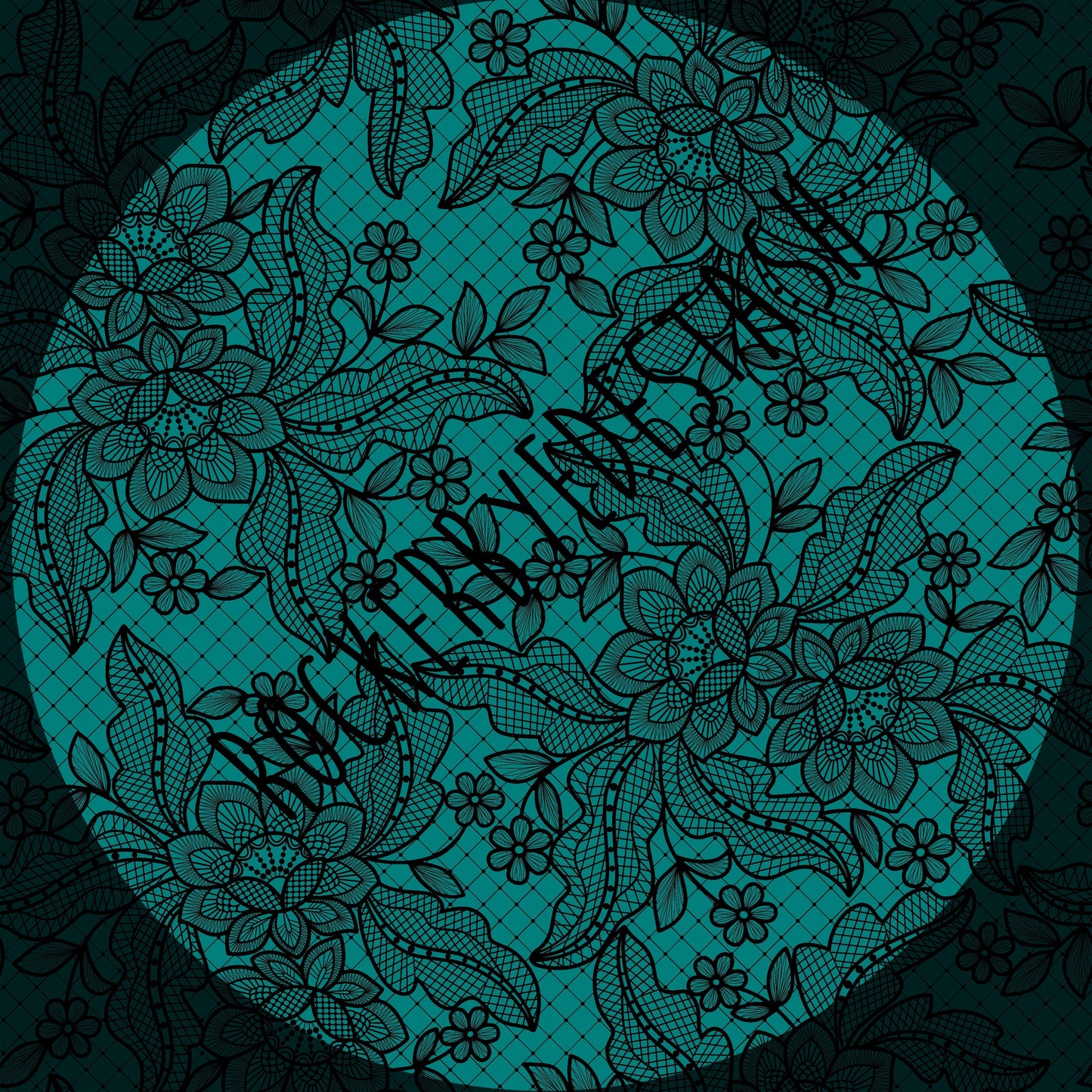 French Terry - Round XX Fishnet & Lace Retail - fabric yardage