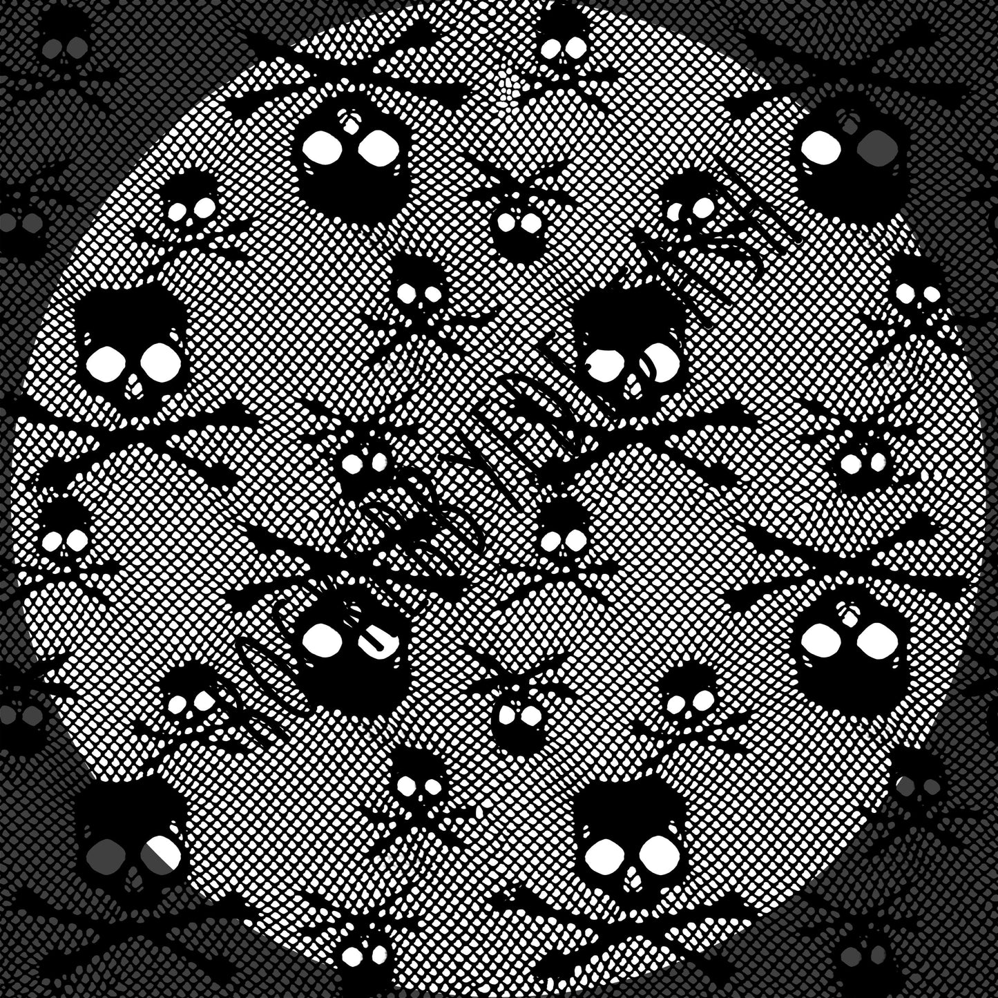 Squish - Round XX Fishnet & Lace Retail fabric yardage
