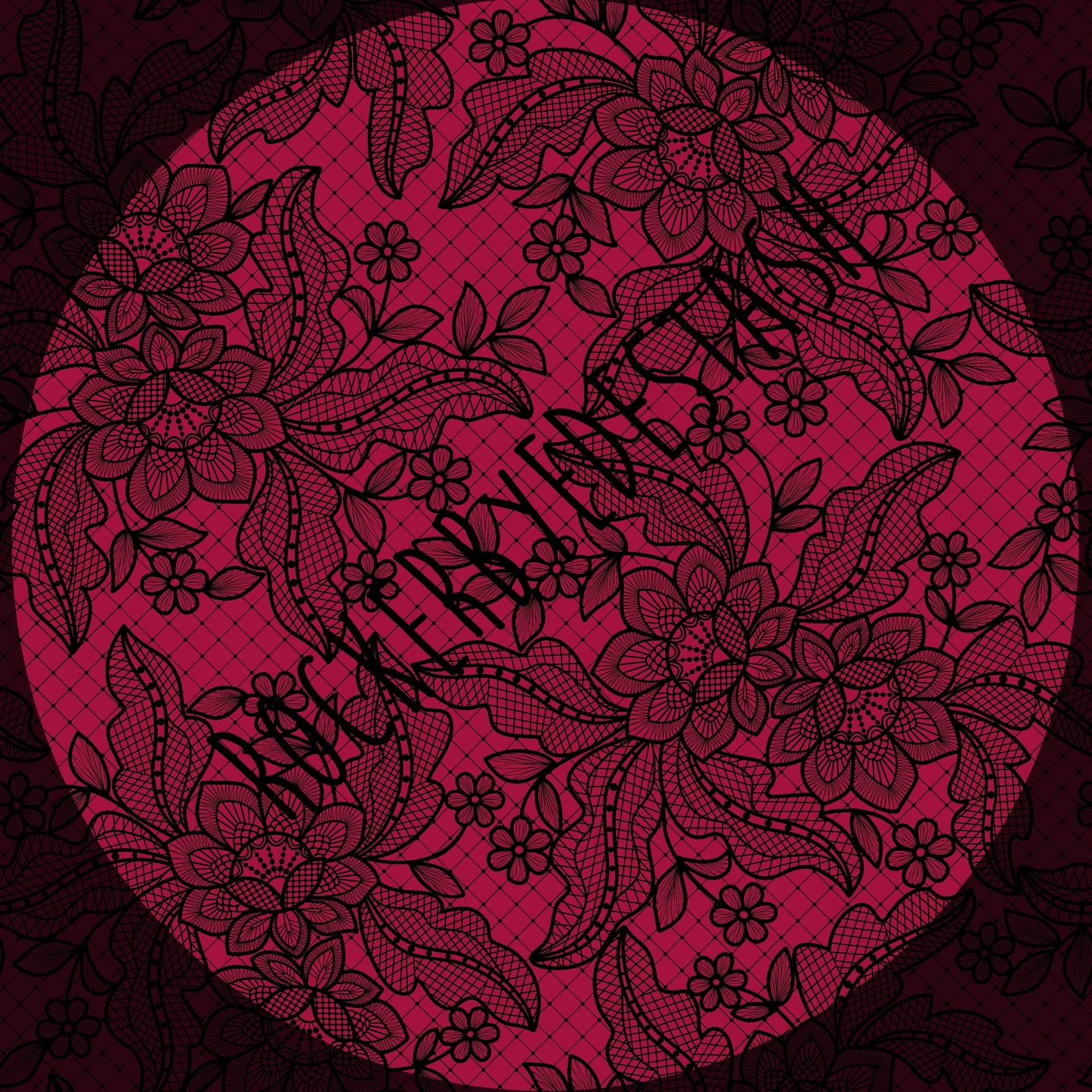 French Terry - Round XX Fishnet & Lace Retail - fabric yardage