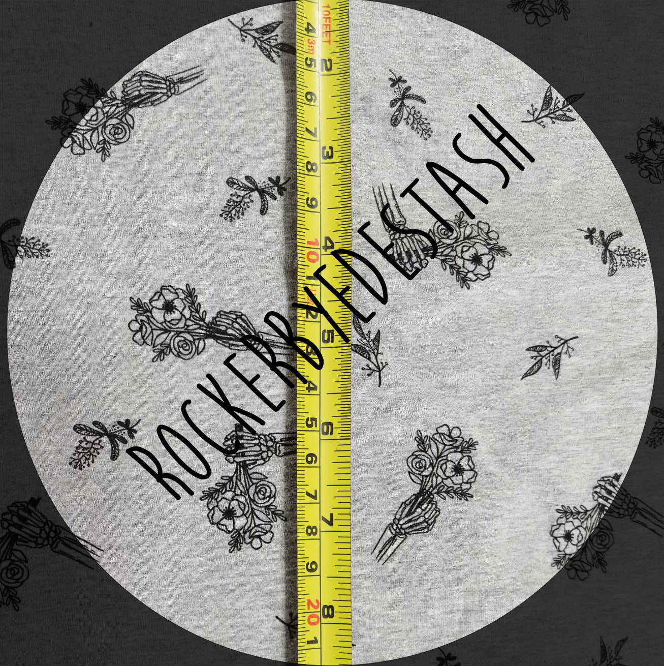 Cotton Lycra - RETAIL Round UU - Heather Gray Rockstar Round with all your favorite fabrics