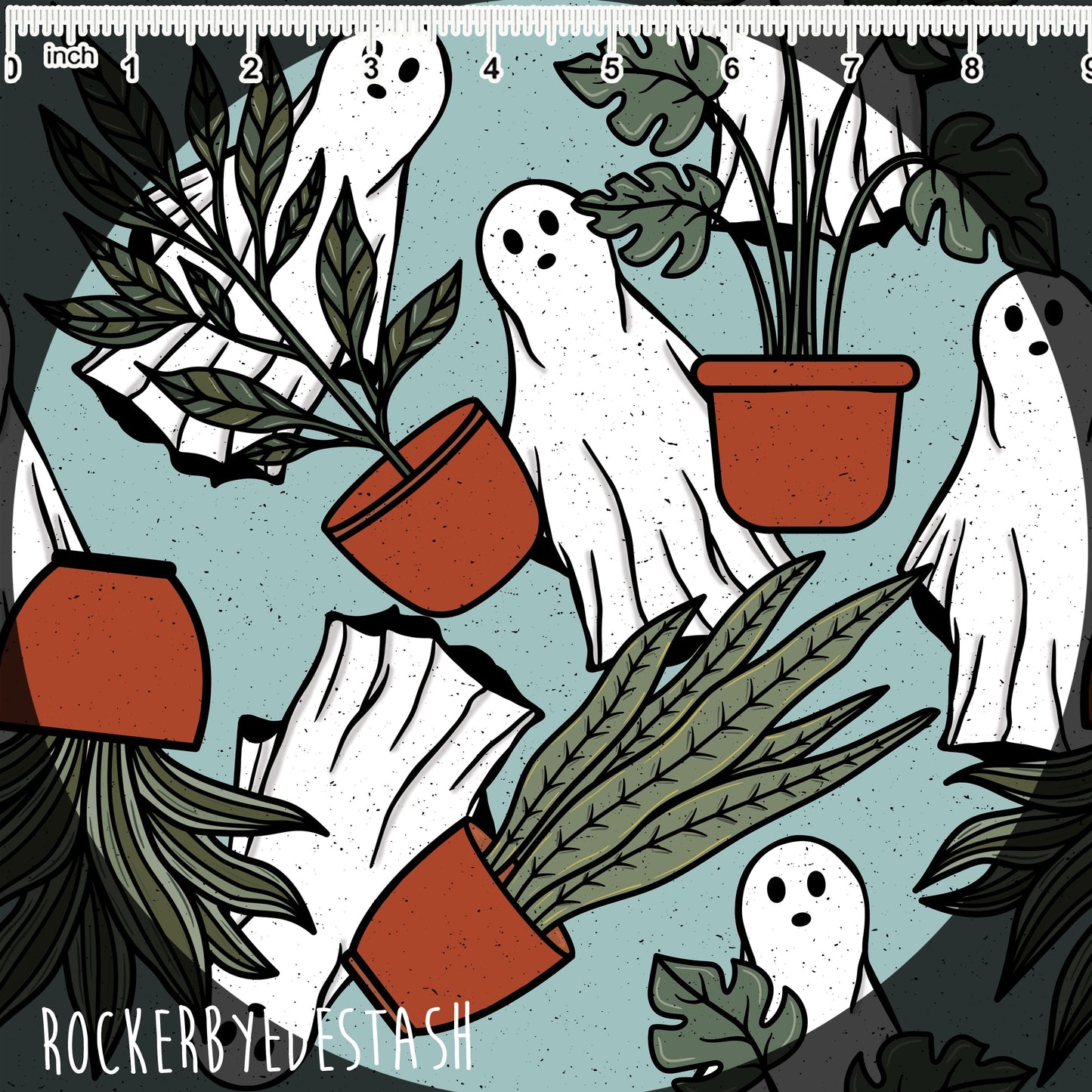 Minky - Round SS Halloween Patriarchy Retail Fabric Round