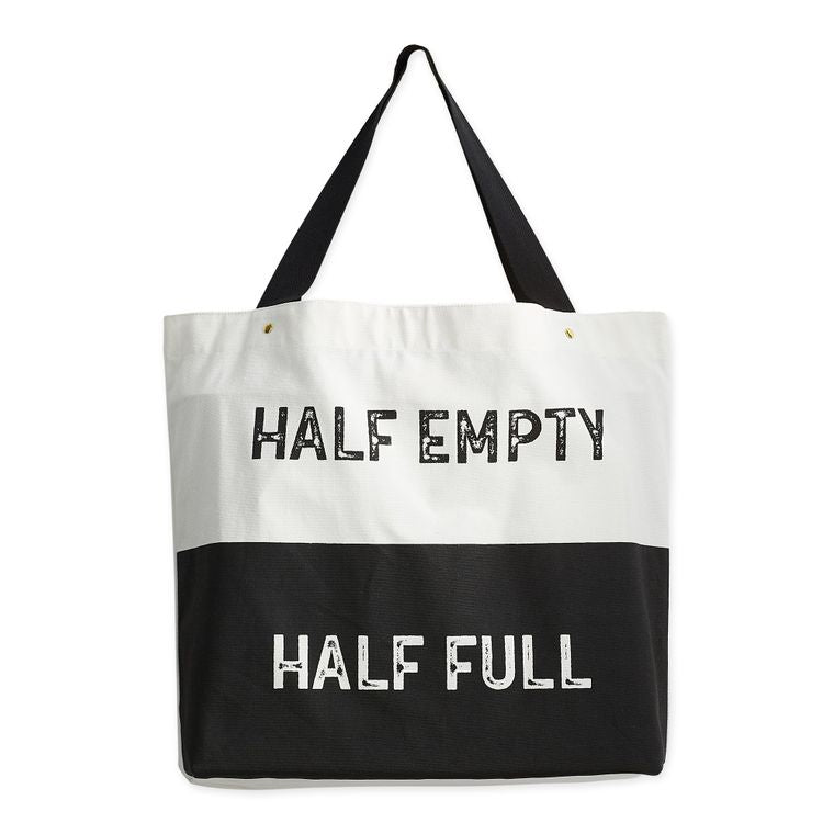 Half Full Tote by Design Imports