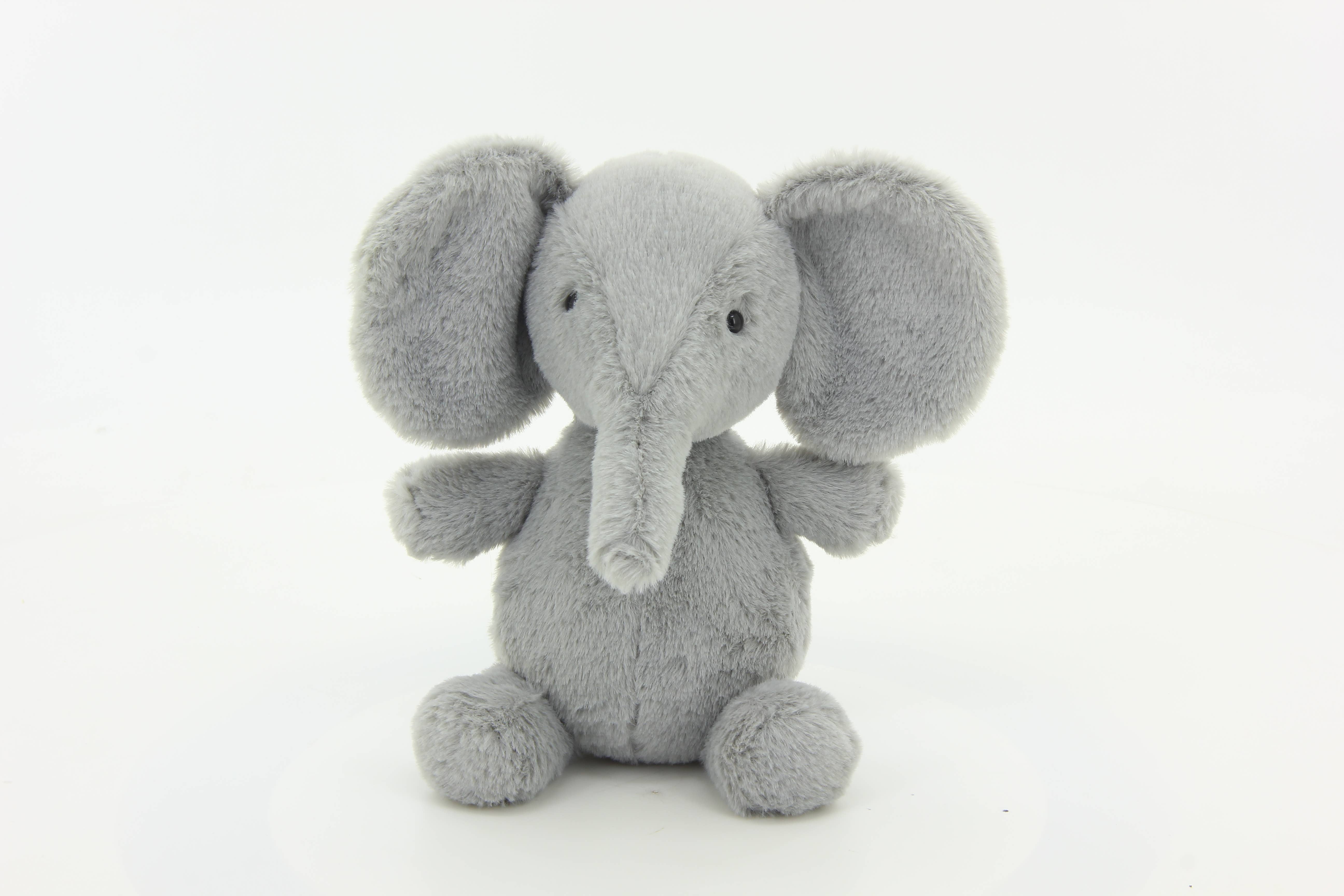 Plush elephant, Gray, 9\" by Plushland RockerByeRetail