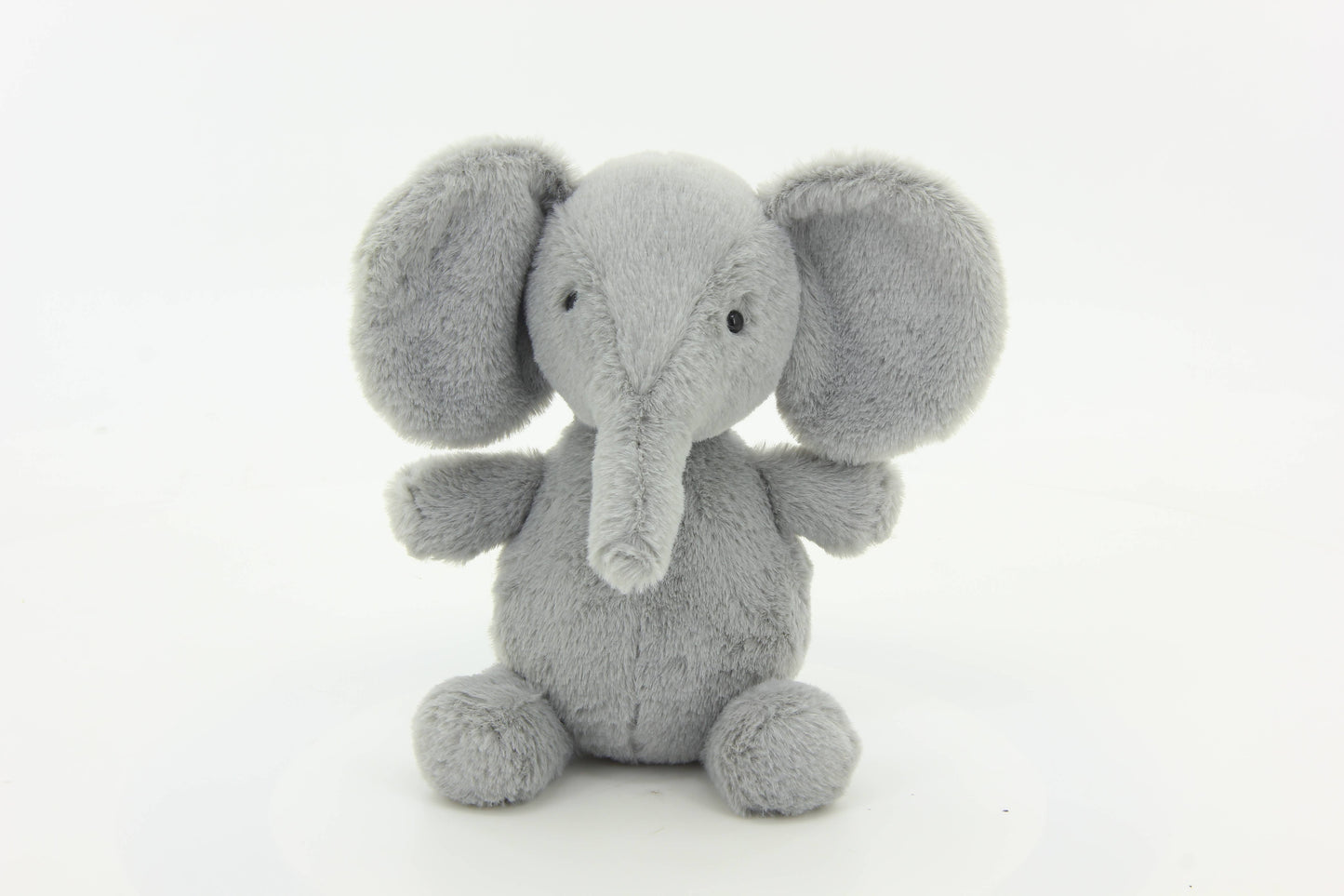 Plush elephant, Gray, 9\" by Plushland