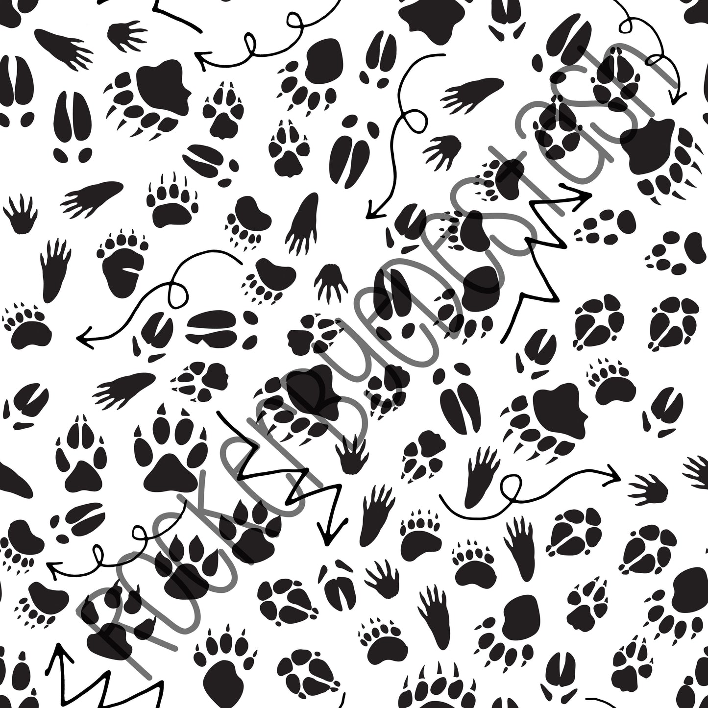 French Terry ACCENT prints - Retail -  1 yard per quantity Coordinate designs Black and white