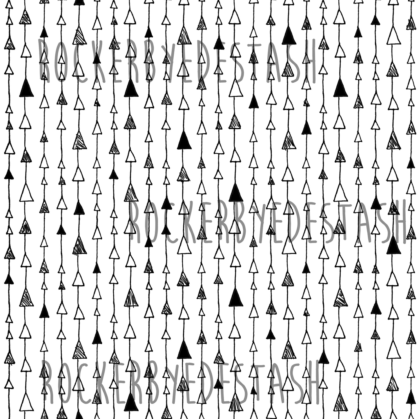 French Terry ACCENT prints - Retail -  1 yard per quantity Coordinate designs Black and white