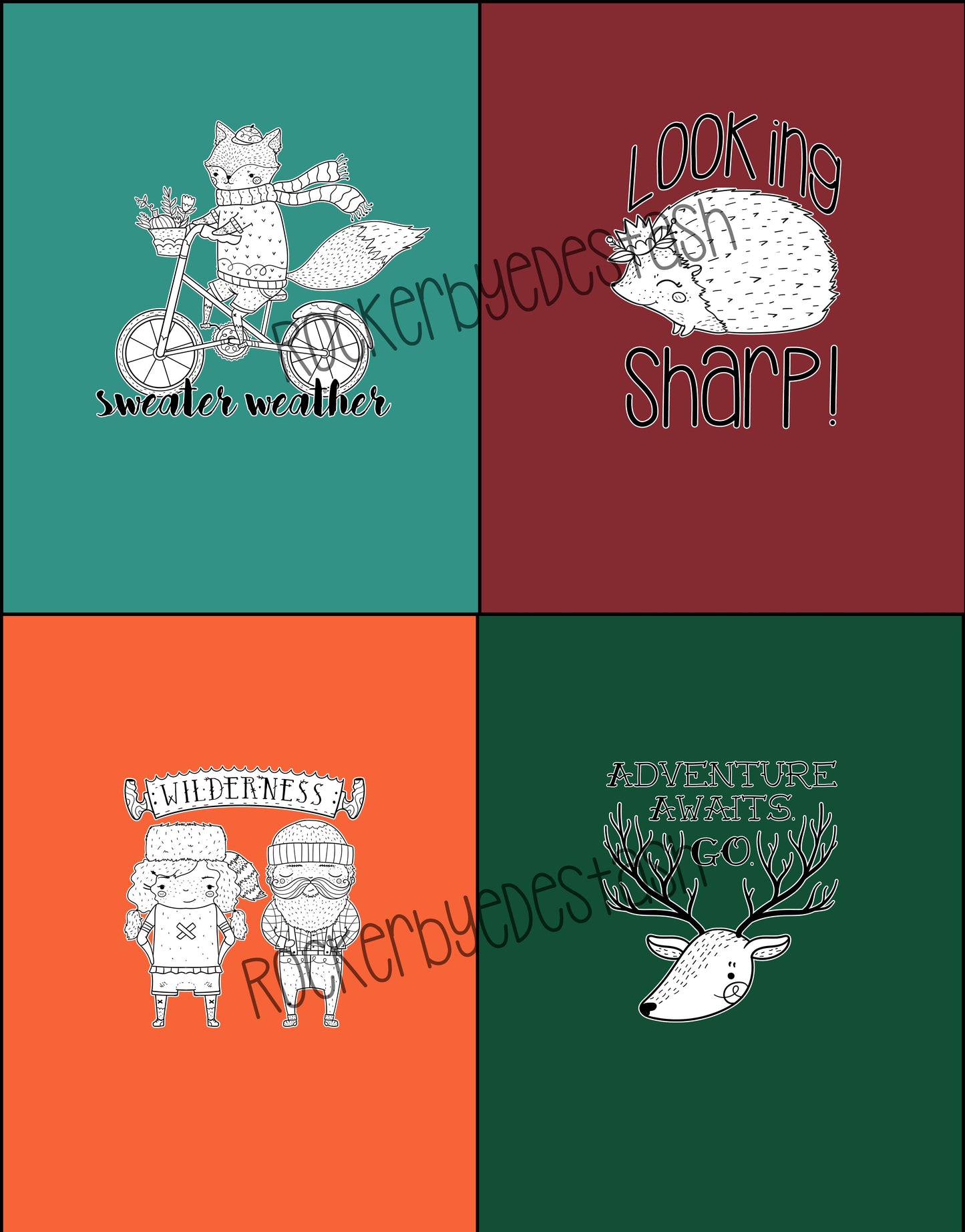 Round TT - Cotton Lycra Kid Panels listed here - Xmas, Penguins, Fa l friends, freezing friends, Santa, Reruns and more retail
