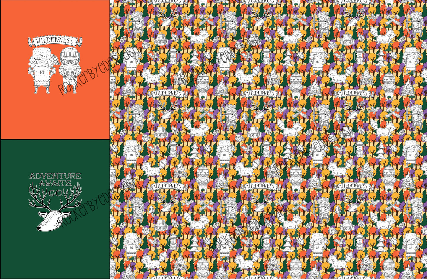 Cotton Lycra Holiday Print Panel Sets - Retail Round TT - Multiple sets designs listed here