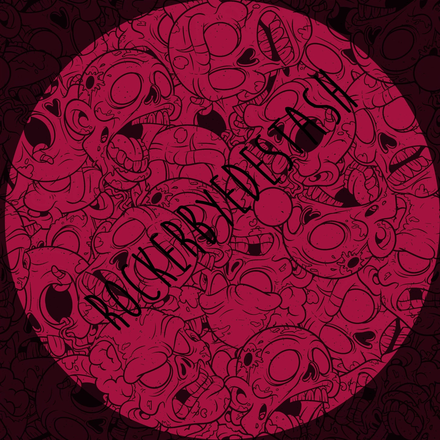 French Terry - Gritty Zombies and Solids - Retail Fabric