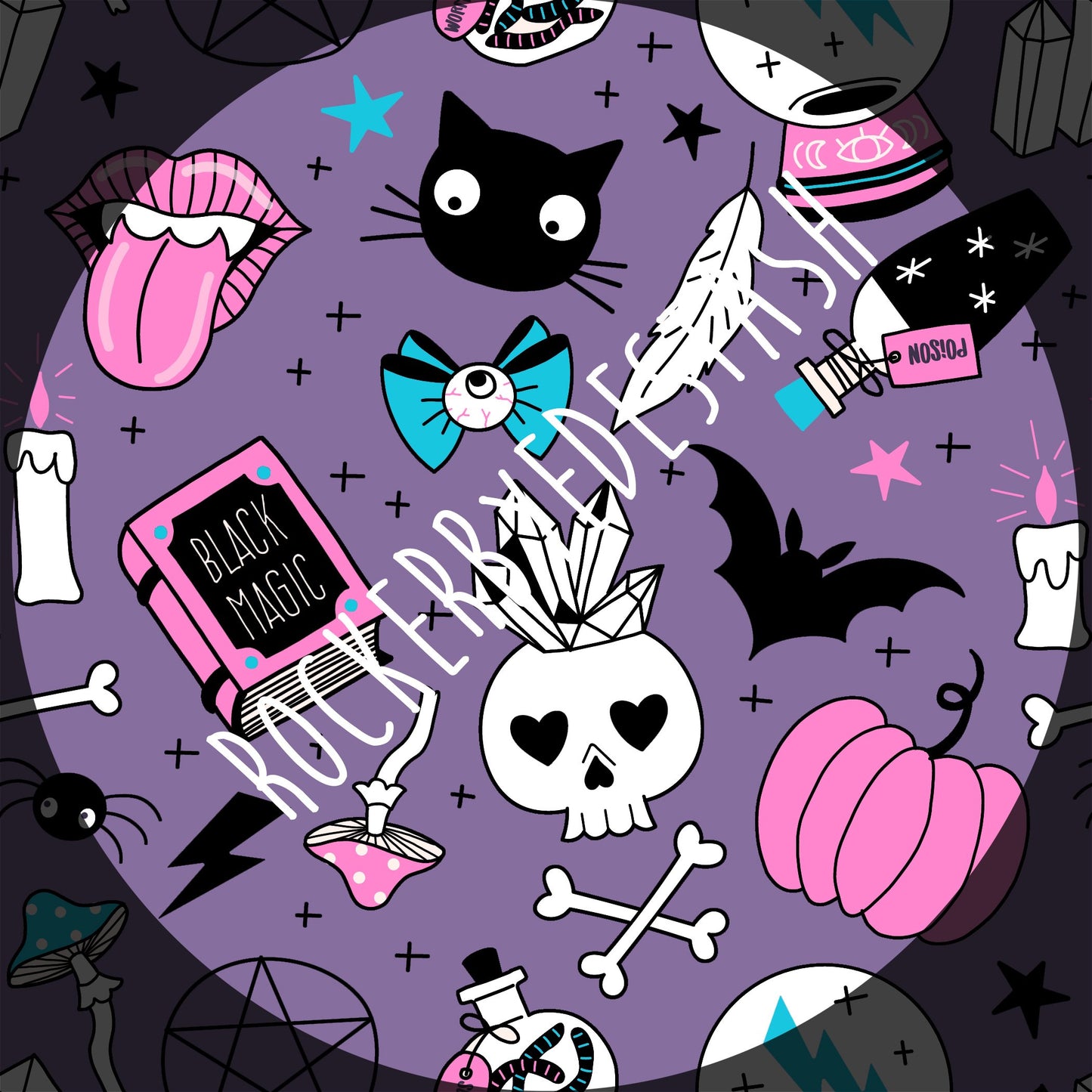 Minky - Round JJ Preorder - Halloween Prints - Zombies, Bats, and more