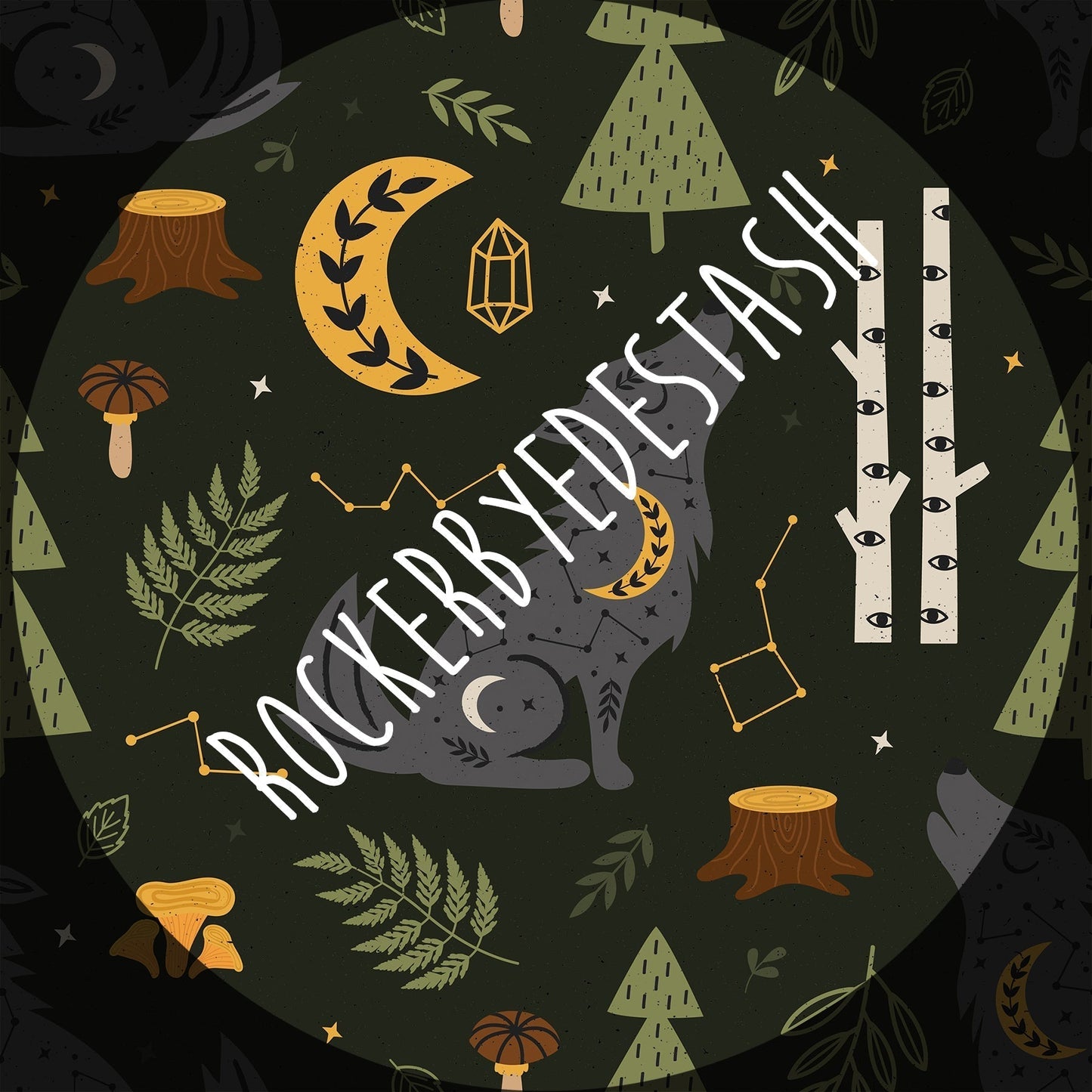 Minky - Round OO - Skulls & Shrooms, Magical Forest, New Wilderness & Hedgies - Fabric Retail