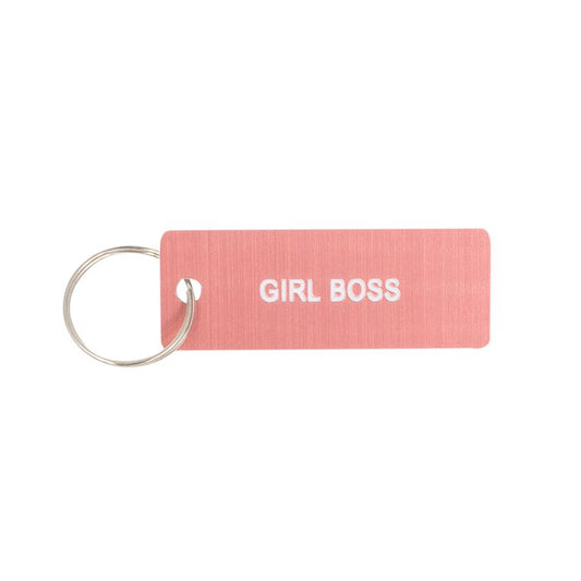 Girl Boss Acrylic Keychain by About Face Designs, Inc. gift